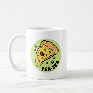 Pea-zza Niedlich Pizza Gemüse Pub Tasse