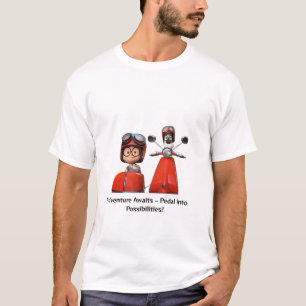Peabody & Sherman Radfahren zur Schule - Spaß Adv T-Shirt