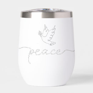 PEACE 11oz STAHL-INSULATED WEINTUMBLER