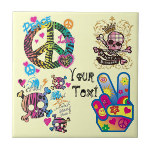 Peace 2 Tile Fliese