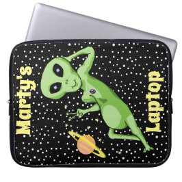 Peace Alien Laptop Case