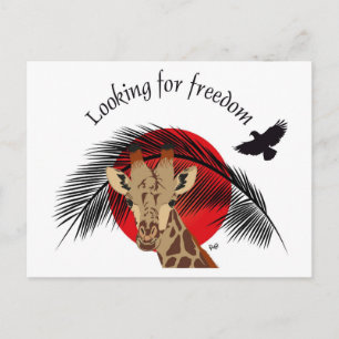 Peace and Freedom for all Postkarte