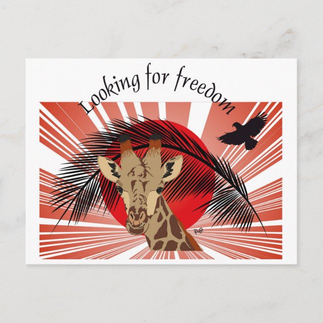 Peace and Freedom for all Postkarte (Vorderseite)