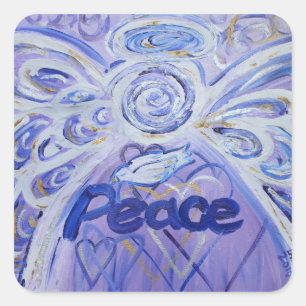 Peace Angel Mot inspirant Art Decal Stickers