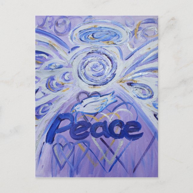 Peace Angel Postcard Postkarte (Vorderseite)