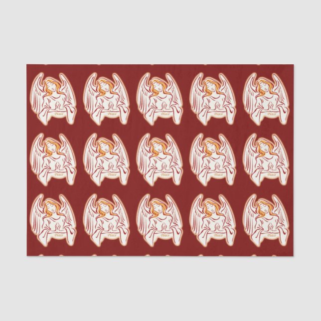 Peace Angel Tissue Paper Seidenpapier (Vorderseite)