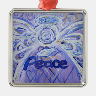 Peace Angel Word Kunst - Ein perfektes Wochenende  Ornament Aus Metall