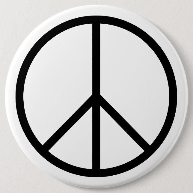 Peace B&W Button (Vorderseite)
