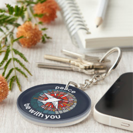 Peace be with you schlüsselanhänger