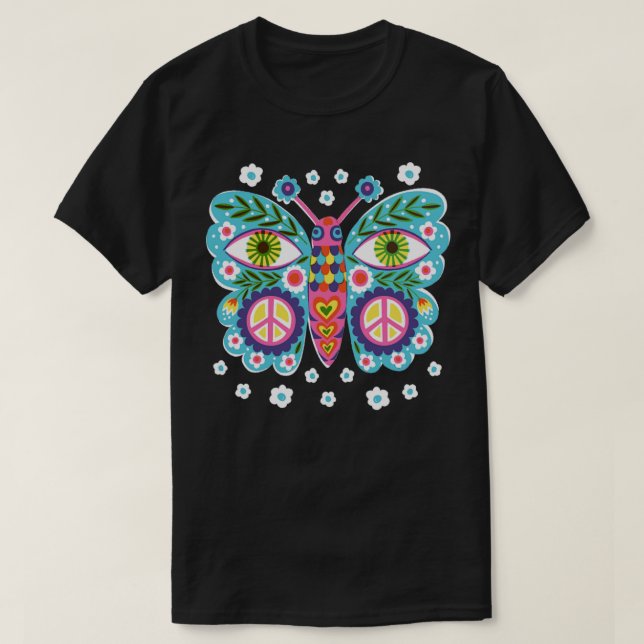 Peace Butterfly T-Shirt (Design vorne)