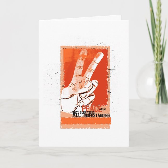 Peace... - Card Feiertagskarte (Vorderseite)