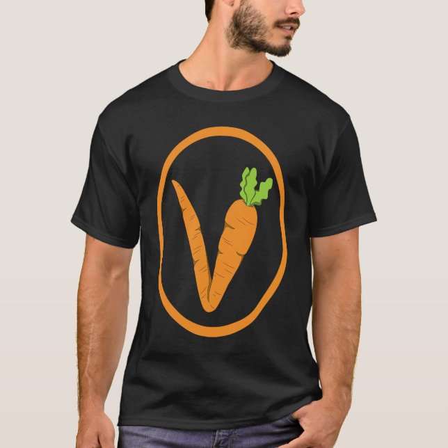 Peace Carrot T-Shirt (Vorderseite)