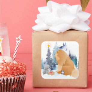 PEACE Chow chien 2 tailles autocollants