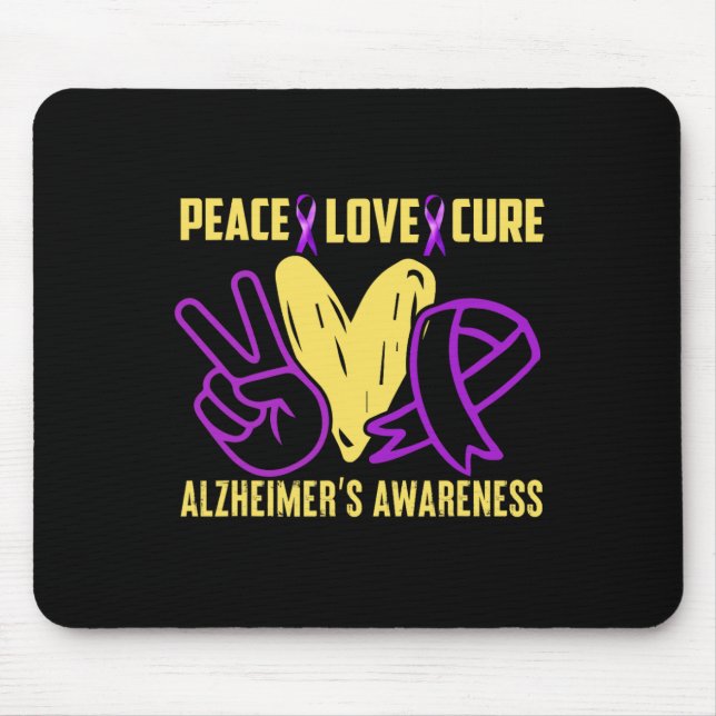 "Peace Cure Liebe Heimerheimer" Mousepad (Vorne)