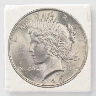 Peace Dollar Stone Untersetzer