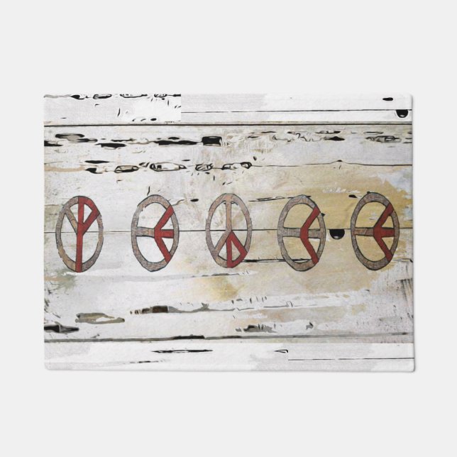 Peace Doormat Fußmatte (Vorderseite)