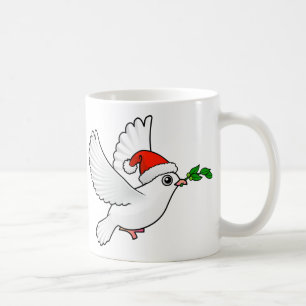 Peace Dove Christmas Kaffeetasse