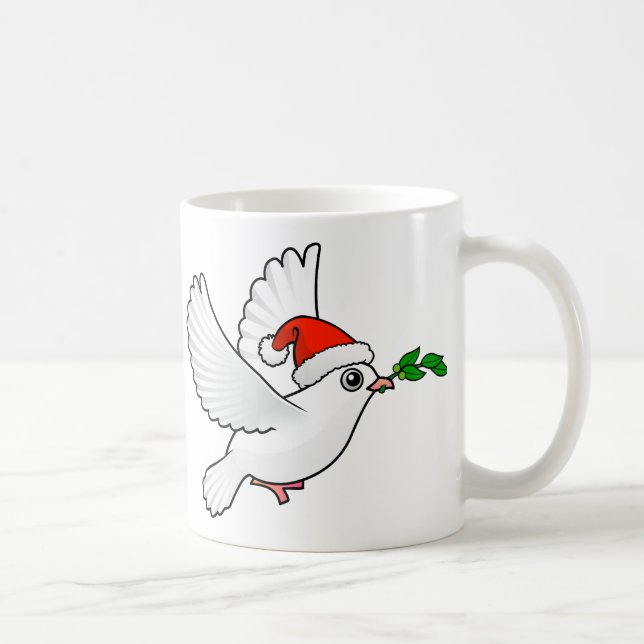 Peace Dove Christmas Kaffeetasse (Rechts)