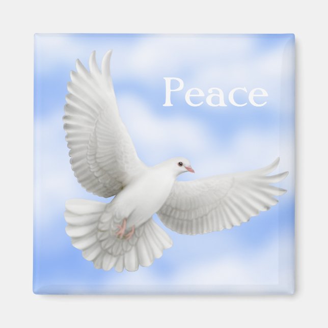 Peace Dove Magnet (Vorne)