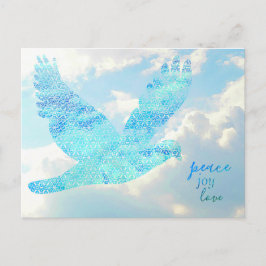 Peace Dove New Year Postcard Postkarte