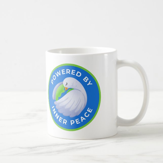 Peace Dove Tasse - Powered by Inner Peace (Rechts)