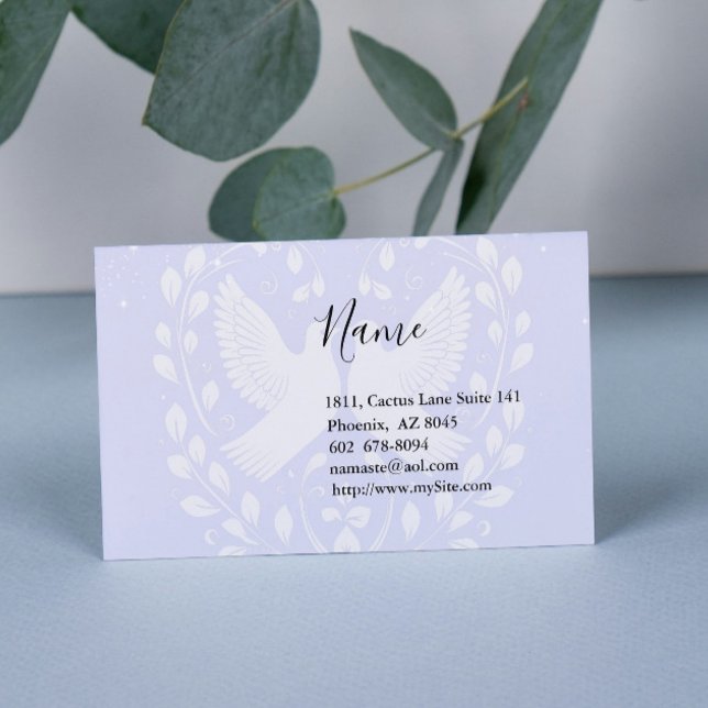 Peace Doves Business Card Visitenkarte (Von Creator hochgeladen)