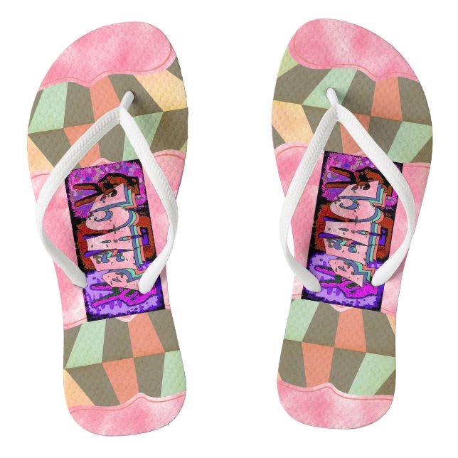 Peace Flip Flops (Fußbett)