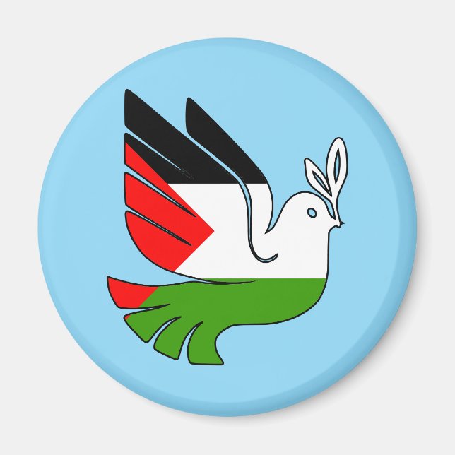 Peace for Palestine Magnet (Devant)