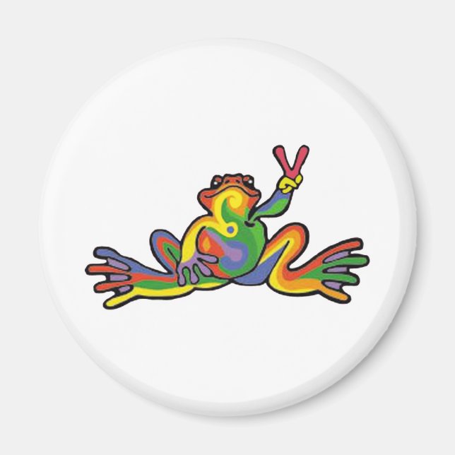 Peace Frog Magnet (Vorne)