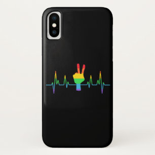 Peace Gay Heartbeat LGBT Case-Mate iPhone Hülle