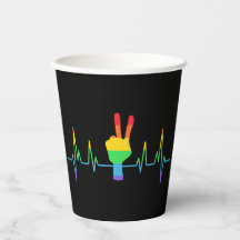 Peace Gay Heartbeat LGBT