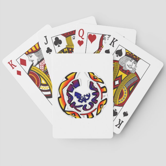 "Peace Hakuna Matata" Rundschreiben Spielkarten (Rückseite)