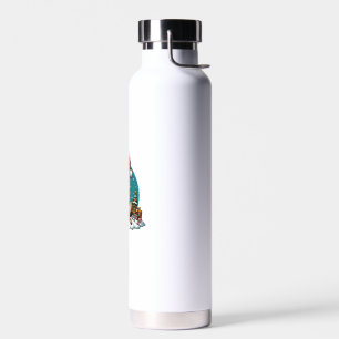 Peace Hand Weimaraner Hund Weihnachtsleuchten Frau Trinkflasche
