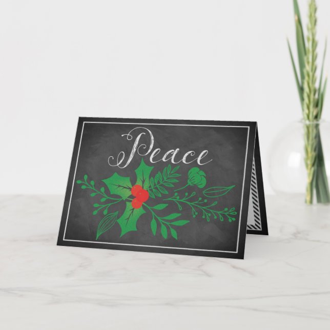 Peace Holiday Card | IMITATE Feiertagskarte (Vorderseite)