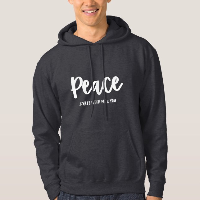 PEACE HOODIE (Vorderseite)