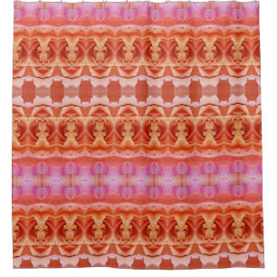 Peace Ikat 3 Duschvorhang