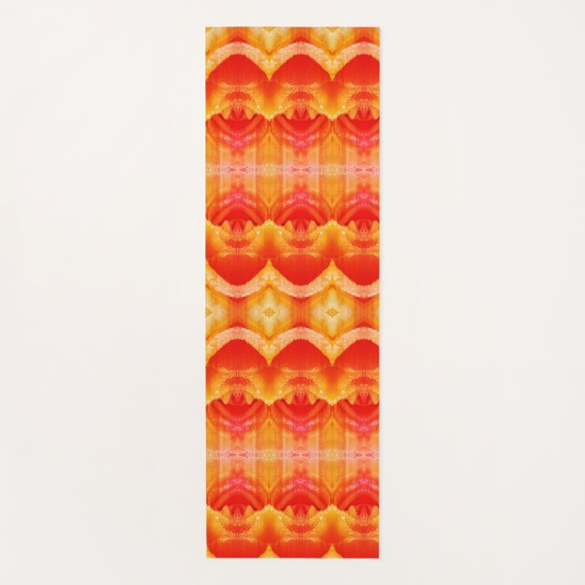 Peace Ikat 7 x 1974 Yogamatte (Vorderseite)