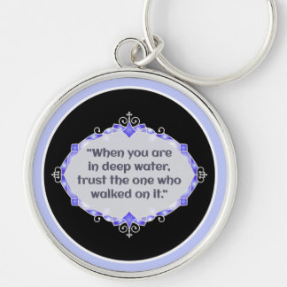 Peace in deep waters schlüsselanhänger