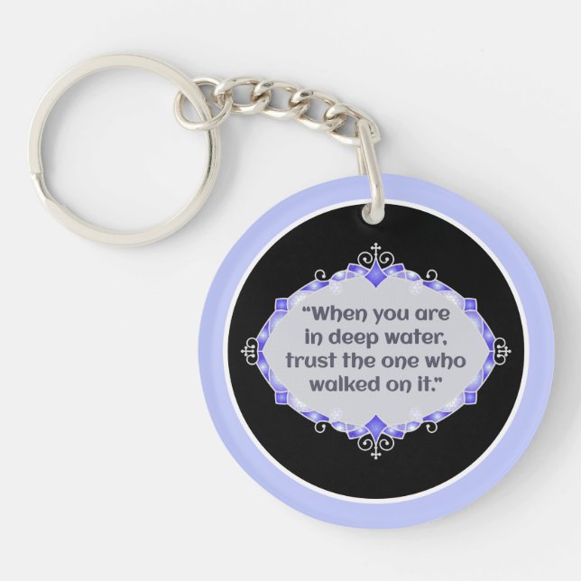 Peace in deep waters schlüsselanhänger (Vorderseite)