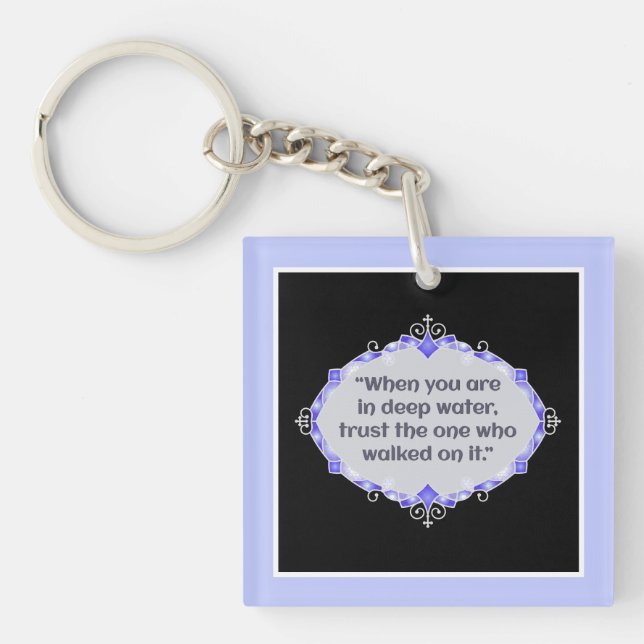 Peace in deep waters schlüsselanhänger (Vorderseite)