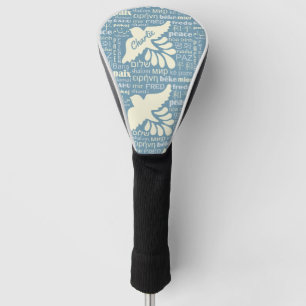 PEACE in vielen Sprachen individuelle Name Driver Golf Headcover