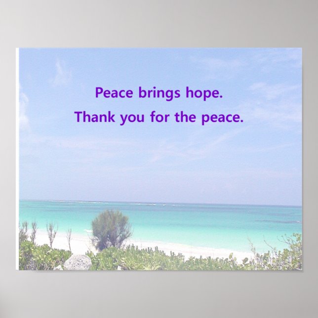 Peace Inside Poster (Vorne)