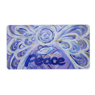 Peace Inspiration Angel Word Étiquettes