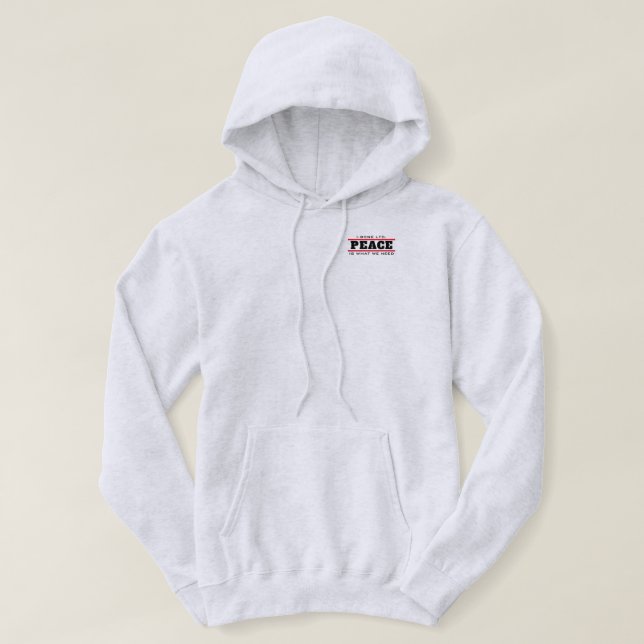 PEACE (IWWN) ln Hoodie (Design vorne)