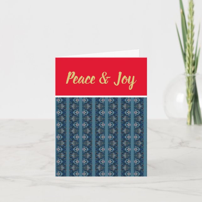 Peace & Joy Card von Poet Adiela Akoo (Vorderseite)