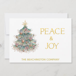 *~* PEACE JOY Corporate Christmas Tree Einfache Ka