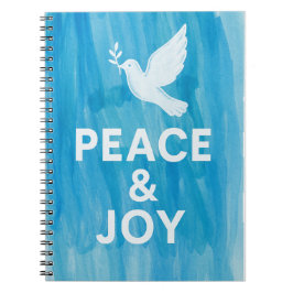Peace & Joy Feiertage Notizblock