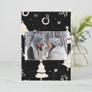 Peace Joy Liebe Gruß Familie Weihnachten Urlaub