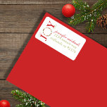 Peace Joy Liebe Wreath Christmas Address Label<br><div class="desc">Machen Sie Ihre Urlaubsmailings mit diesen Weihnachtsliedern "Peace, Joy, Liebe" besonders. Diese Labels mit einem wunderschön gestalteten Kreidedesign bringen eine Touch festlichen Charmes in all Ihren Umschlägen und Packages. Verteilen Sie den wahren Geist der Saison mit jedem Stück E-Mail, um Ihren Lieben in der Nähe und fern herzliche Wünsche zu...</div>