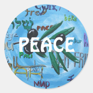 "Peace Language" - Stickers PEACE Fine Art